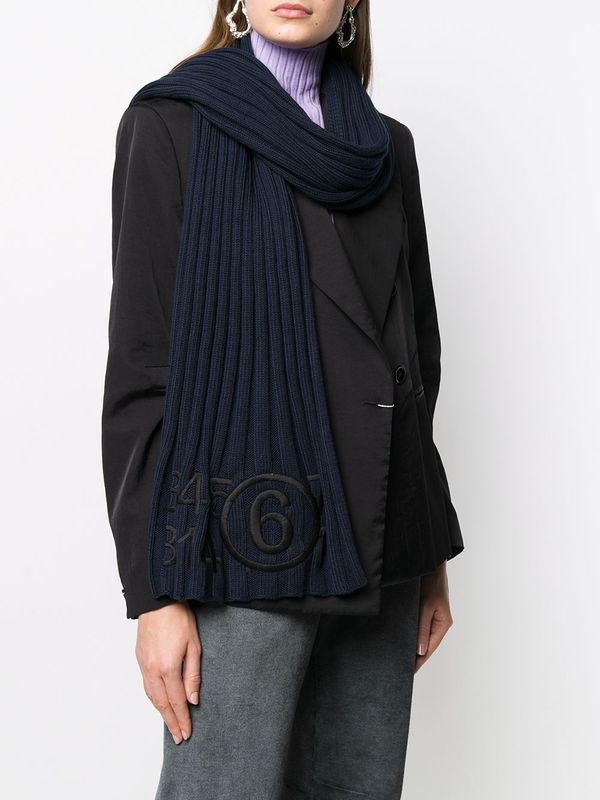 MM6 MAISON MARGIELA - Logo Print Scarf | Garmentory