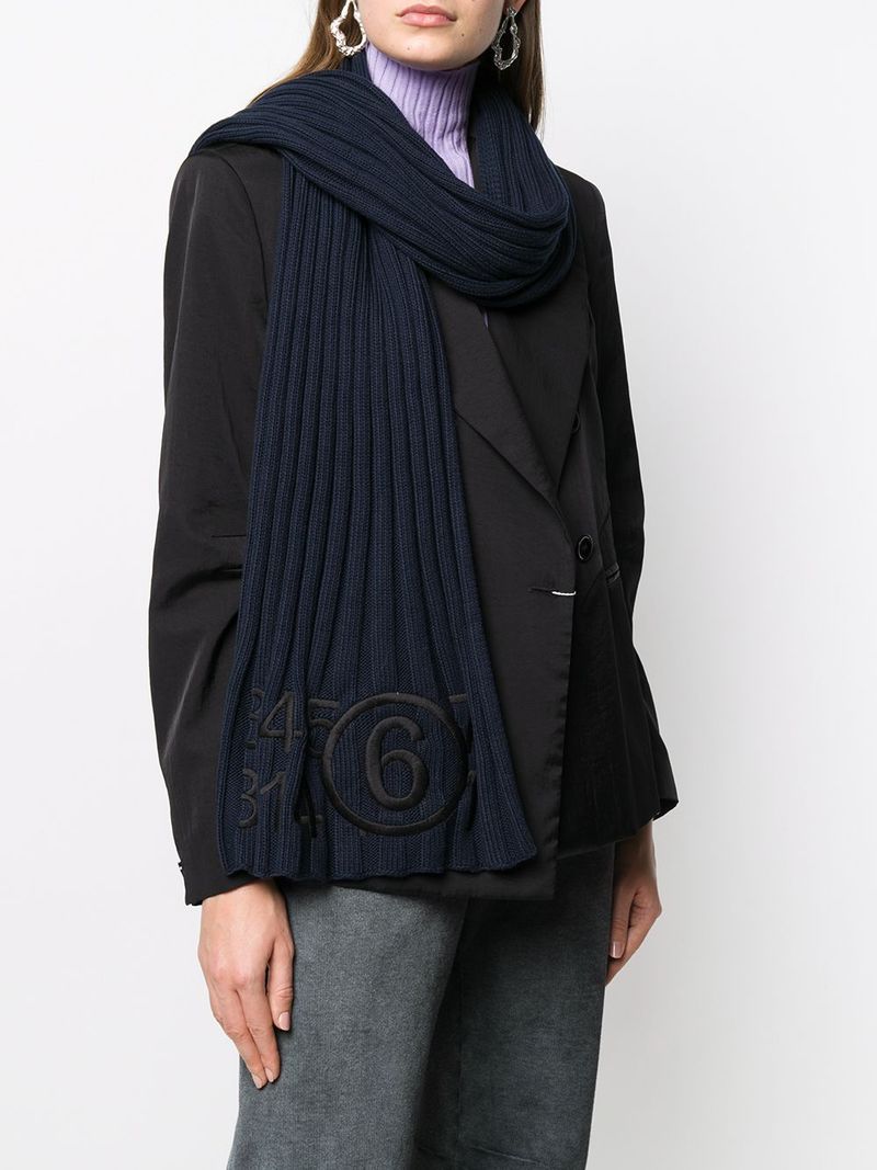 MM6 MAISON MARGIELA - Logo Print Scarf | Garmentory