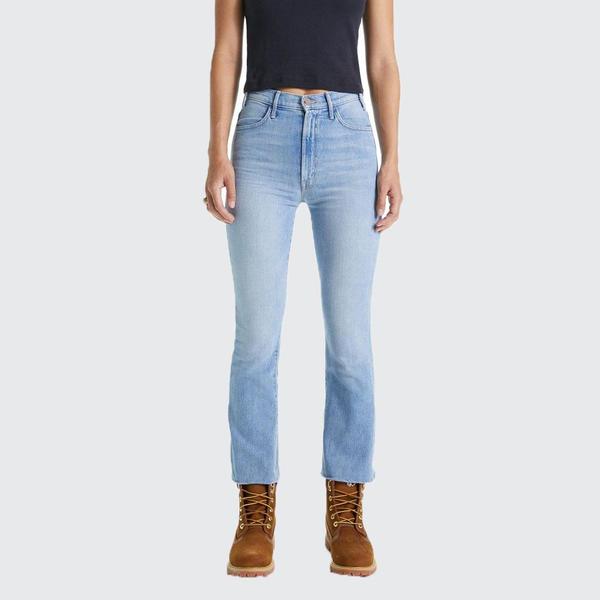 Mother Denim The Hustler Ankle Fray Jeans - Sworn To Secrecy Mother Denim The Hustler Ankle Fray Jeans - Sworn To Secrecy