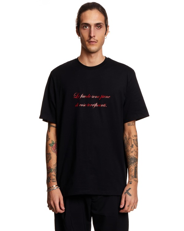 MSGM T-shirt with Print - black MSGM T-shirt with Print - black