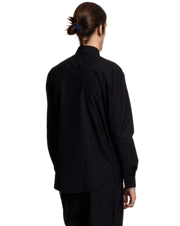 MSGM Shirt with Embroidery - black MSGM Shirt with Embroidery - black