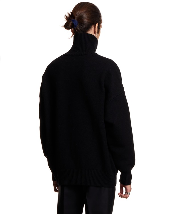 Ami Paris Turtleneck Sweater - black Ami Paris Turtleneck Sweater - black