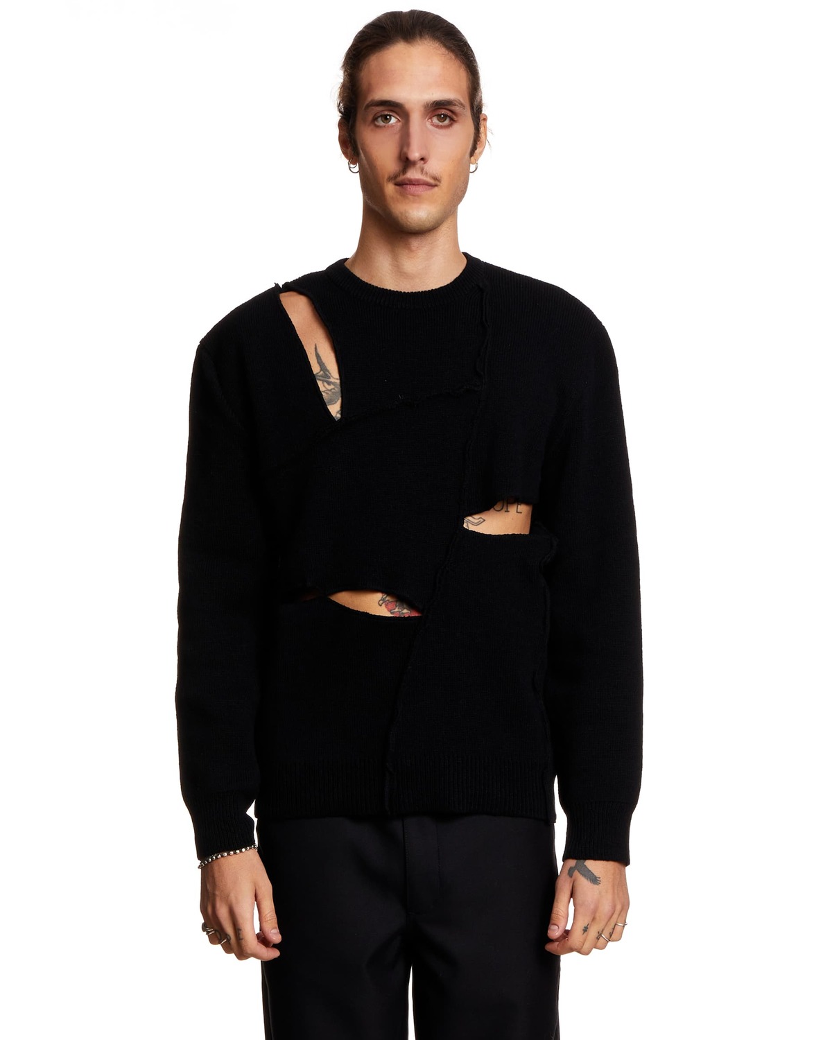 Comme des GarÃ§ons Shirt Unstructured Sweater - Black | Garmentory