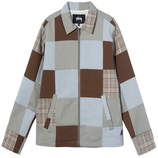 ジャケット・アウター Stussy check patchwork duffle jacket Stüssy - Patchwork Zip Jacket | HBX