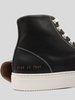 Common Projects Tournament High Sneaker in Leather with Shiny Sole - Thumbnail 5