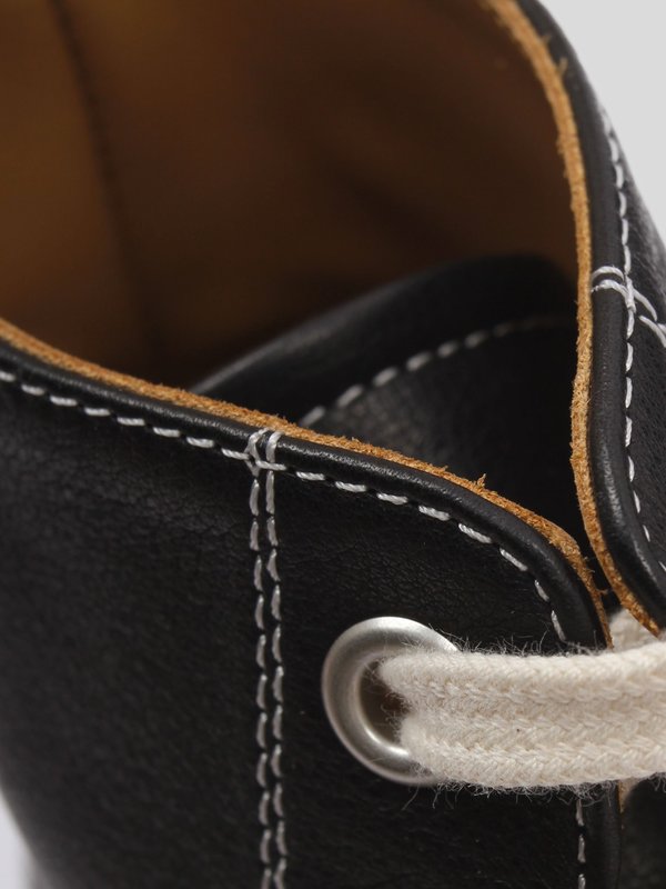 Common Projects Tournament High Sneaker in Leather with Shiny Sole