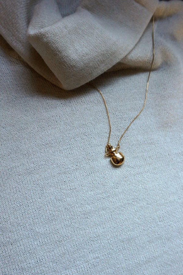 MM DRUCK PERFUME BOTTLE NECKLACE - 18K Gold VERMEIL MM DRUCK PERFUME BOTTLE NECKLACE - 18K Gold VERMEIL