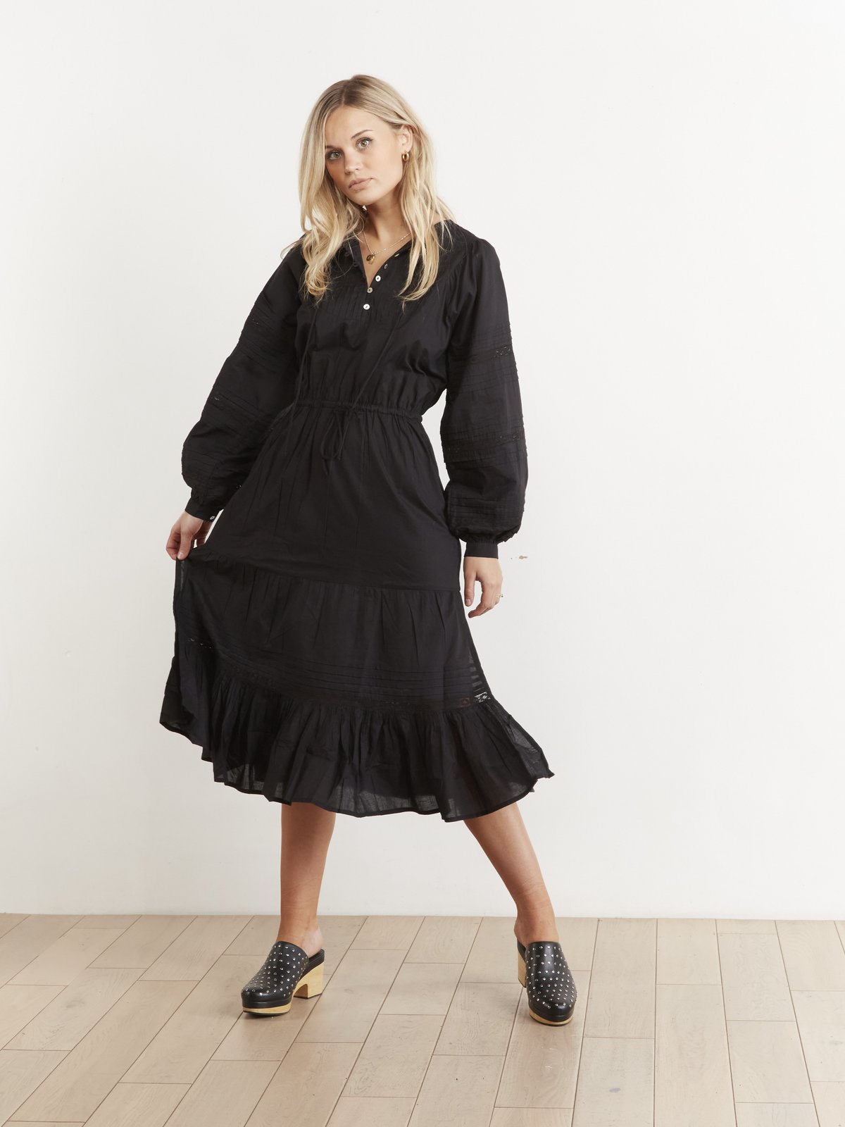 【新品未使用】b0nb0ner0 DRESS CODE ブラック 25 Cleobella Turner Midi Dress - black | Garmentory