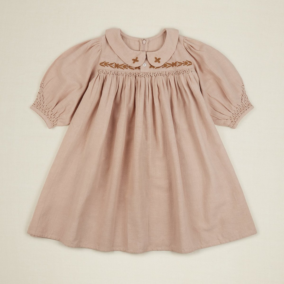 Kids Apolina Emeline Dress - Pink Sand | Garmentory