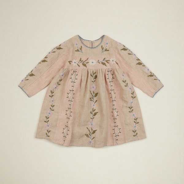 【Apolina】 25aw PASCALE DRESS Apolina Pascale Dress- Pink Salt/Oat | Garmentory