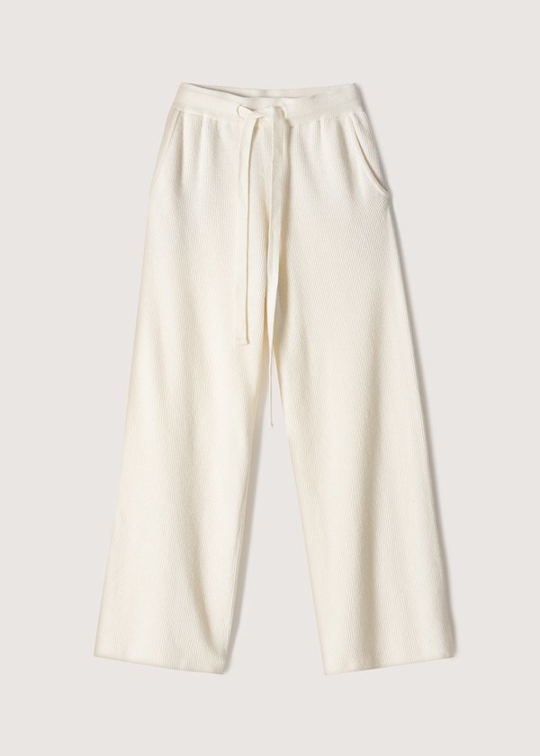 Nanushka Oni Knit Pants - Cream | Garmentory