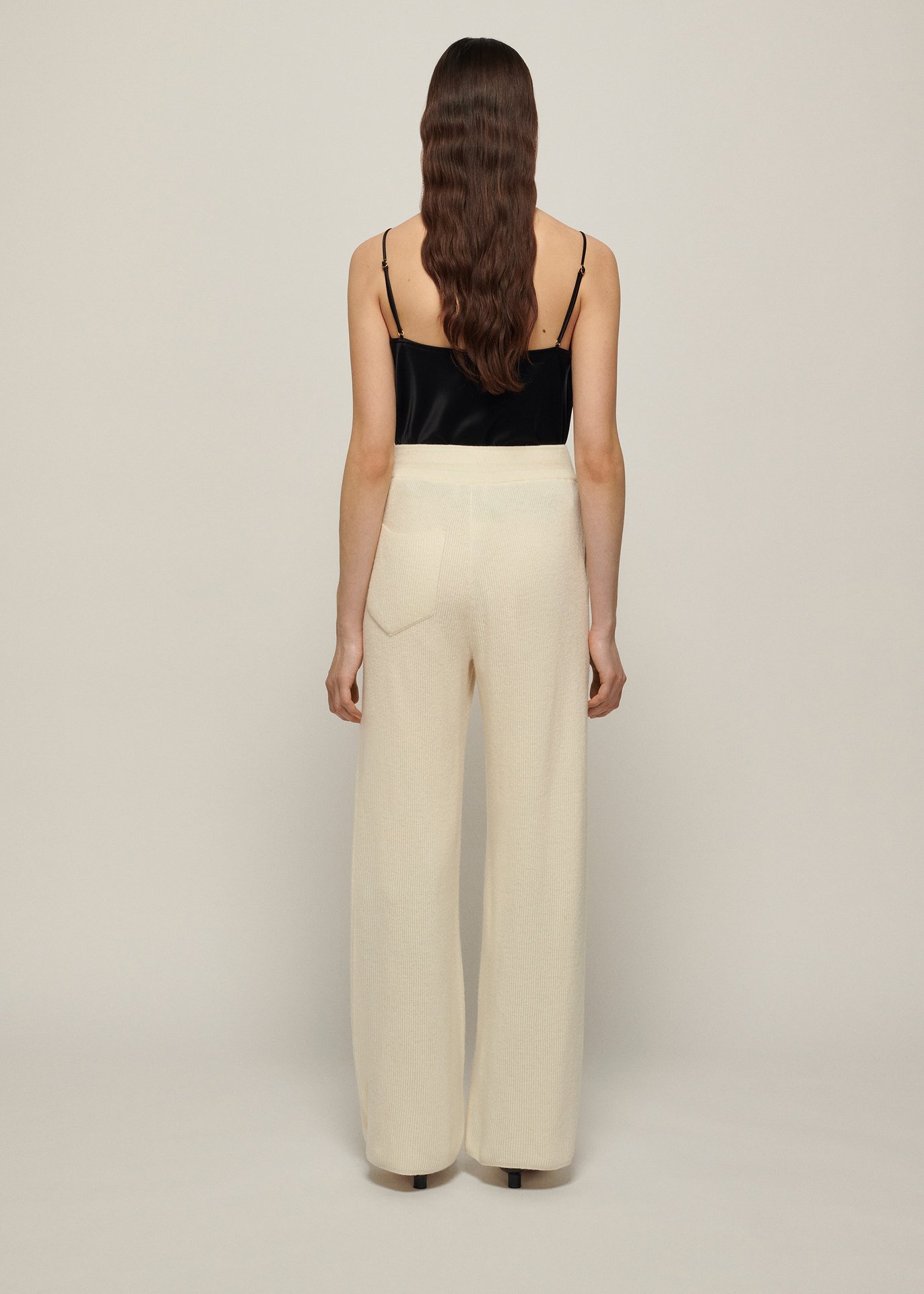 【YOURNUS】Rewashing Cream Over Wide Pants YOURNUS】Rewashing Cream Over Wide Pants (YOURNUS/パンツ