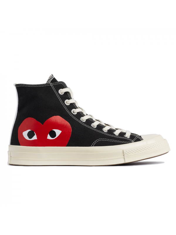 comme des garcons converse black