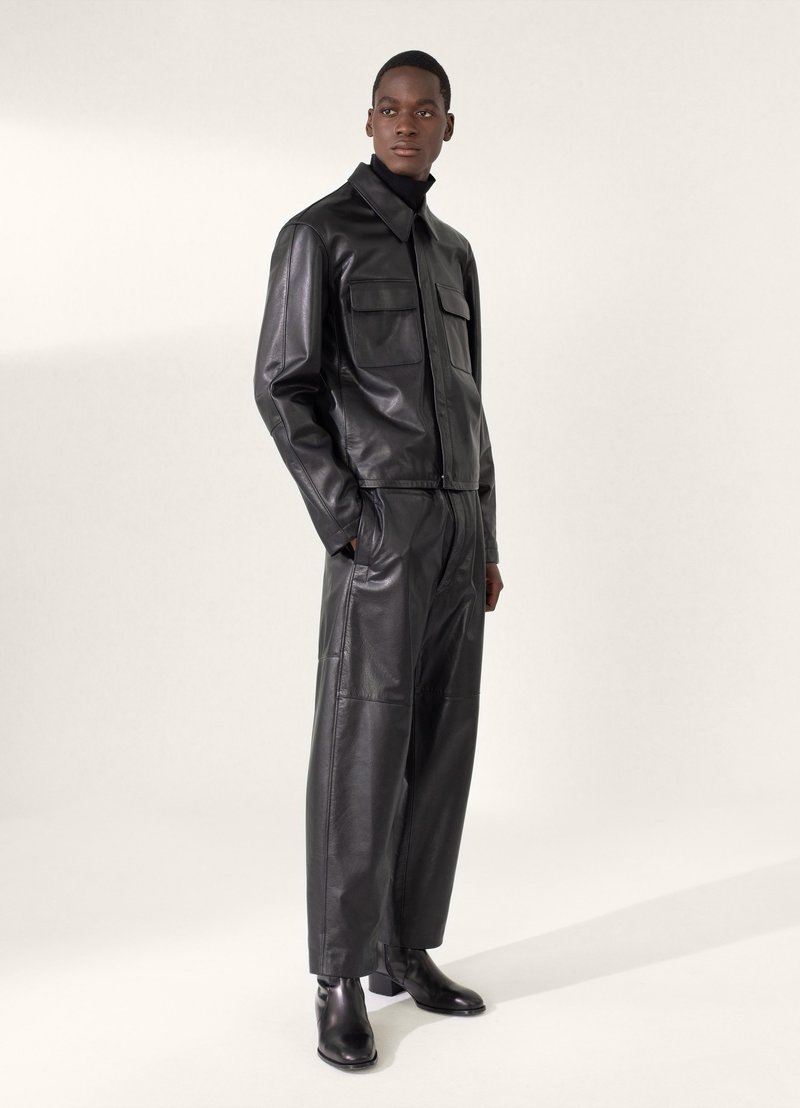 Lemaire Boxy Leather Blouson 23AW