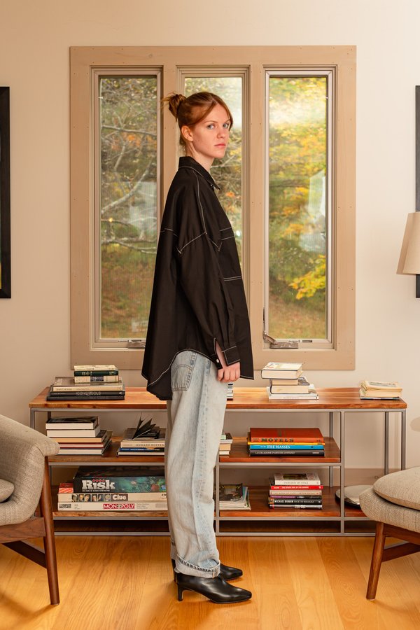 "INTENTIONALLY __________." REFERENCE BLOUSE - black "INTENTIONALLY __________." REFERENCE BLOUSE - black