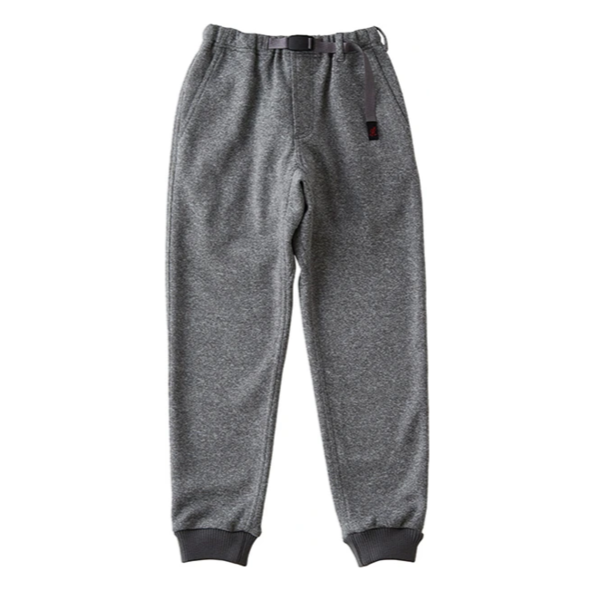 Gramicci Bonding Knit Fleece Narrow Rib Pants - Heather Grey Gramicci Bonding Knit Fleece Narrow Rib Pants - Heather Grey