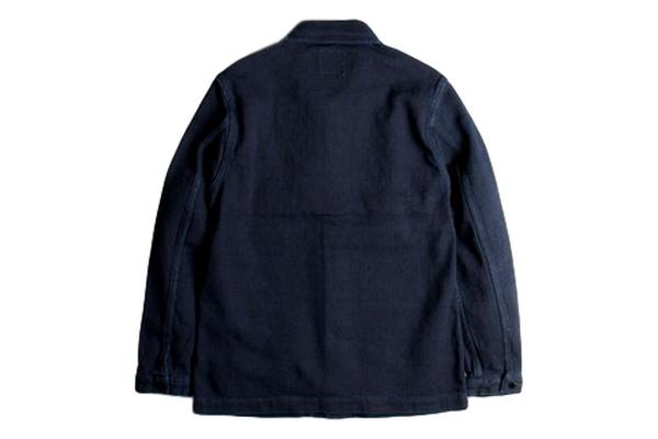 Momotaro Jeans Dobby Coveralls Jacket - Indigo Momotaro Jeans Dobby Coveralls Jacket - Indigo