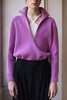 Judy Turner Laurence Half Zip Knit Pullover - Pink - Thumbnail 1