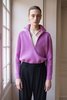 Judy Turner Laurence Half Zip Knit Pullover - Pink - Thumbnail 6