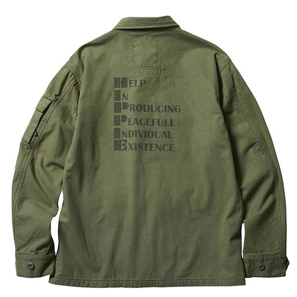 Hippie Bdu Jacket 'Olive' Hippie Bdu Jacket 'Olive'