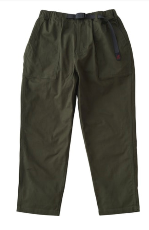 Gramicci Back Satin Loose Tapered Pants - Deep Olive Gramicci Back Satin Loose Tapered Pants - Deep Olive