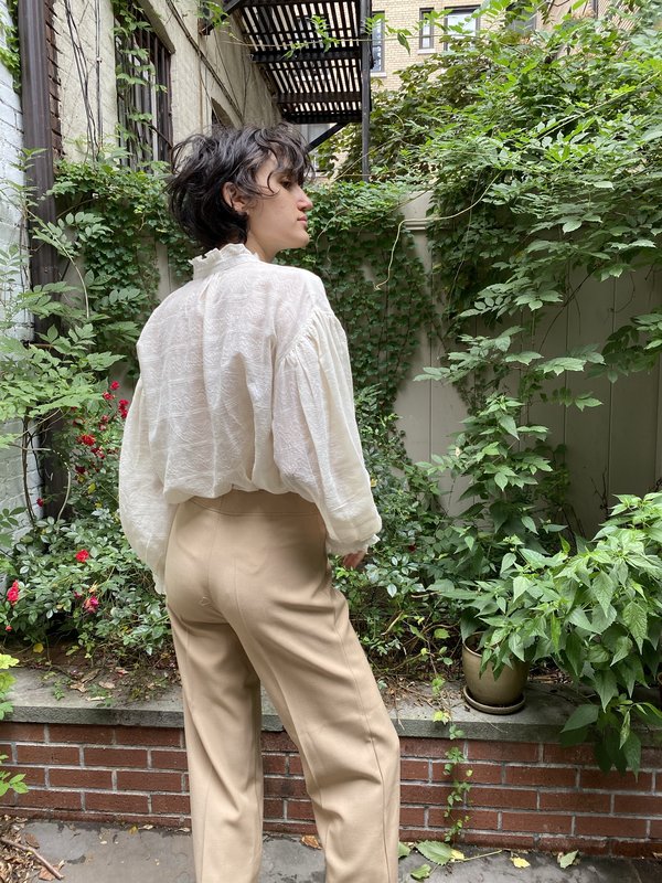 Alix of Bohemia Truffle Opal Textured Blouse - cream Alix of Bohemia Truffle Opal Textured Blouse - cream
