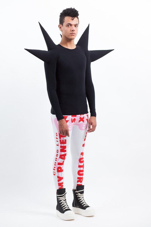 Walter Van Beirendonck Spiky Power Top - black Walter Van Beirendonck Spiky Power Top - black