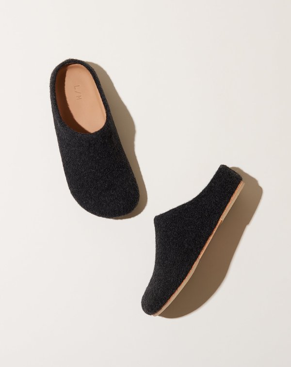 Lauren Manoogian New Mono Mule - Black Melange Lauren Manoogian New Mono Mule - Black Melange