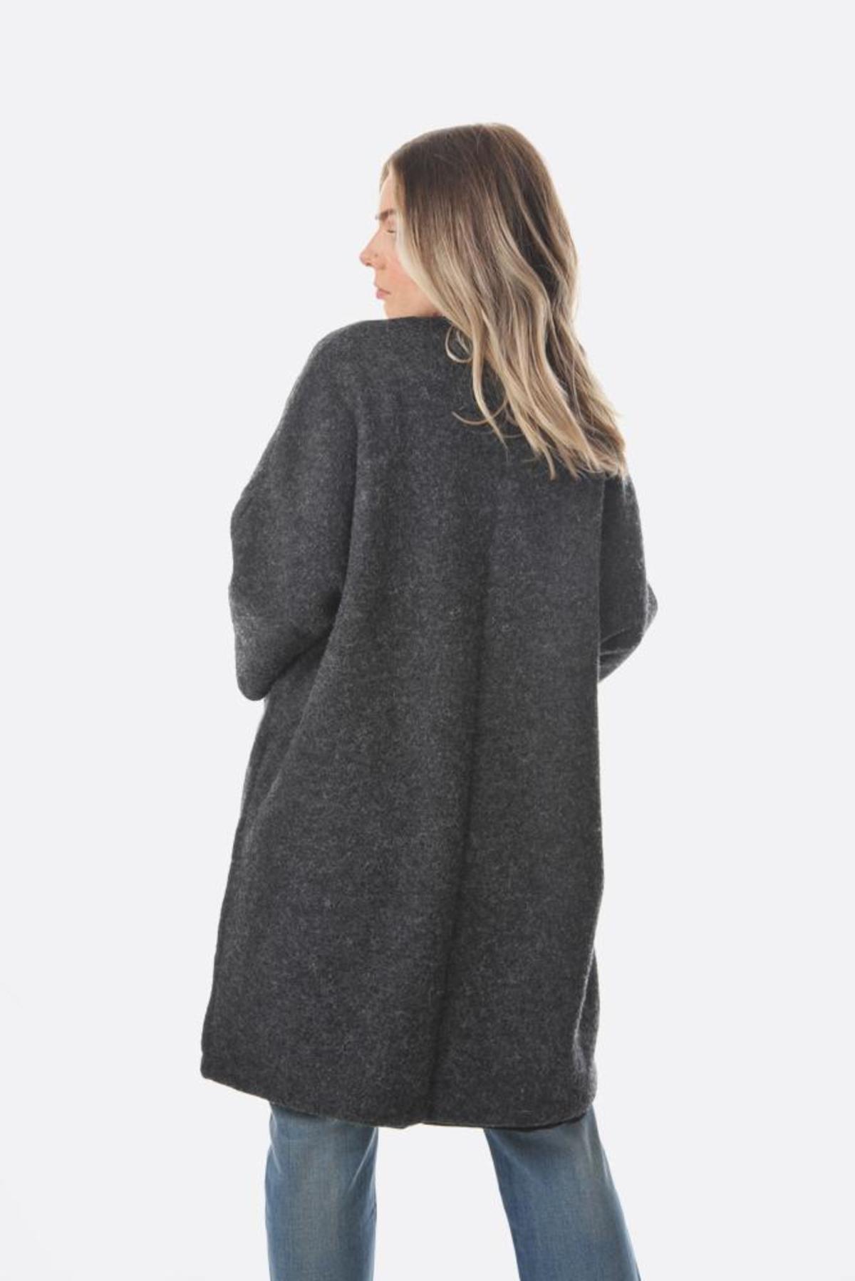 Worker's Nobility Midi Coat - Grey - Image 6 of 8