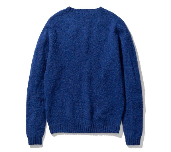 Norse Projects Birnir Brushed Lambswool Jumper - Twilight Blue Norse Projects Birnir Brushed Lambswool Jumper - Twilight Blue