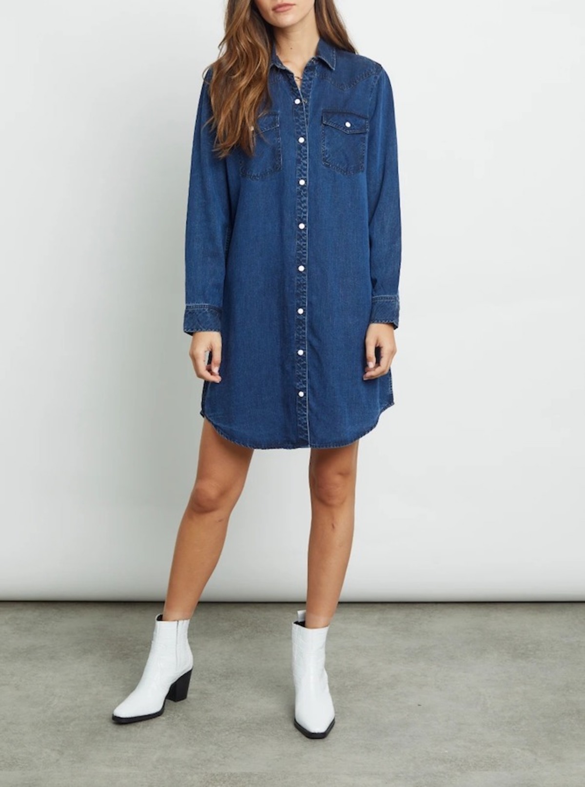white christmas dresses Rails Westwood Denim Dress Small / Black Pearl main image 1