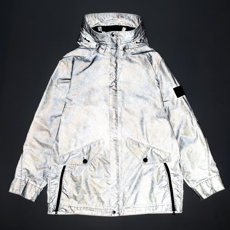 PLATED REFLECTIVE JACKET WITH DUST COLOUR FINISH 