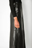 Vintge Barney's New York Leather Maxi Skirt - Black - Thumbnail 5