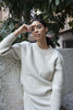 By Signe Coco Knit Sweater - Ecru - Thumbnail 1