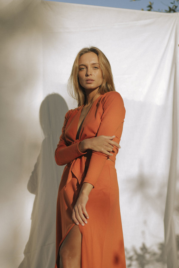 SIZ SUNDALAND BLOUSE - ORANGE SIZ SUNDALAND BLOUSE - ORANGE