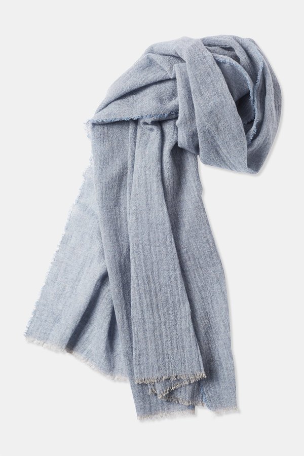 Oyuna OUTLET Esra Cashmere Shawl - Sky Blue Oyuna OUTLET Esra Cashmere Shawl - Sky Blue