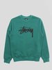 Stussy Stock Crew Sweatshirt - Dark Green - Thumbnail 1