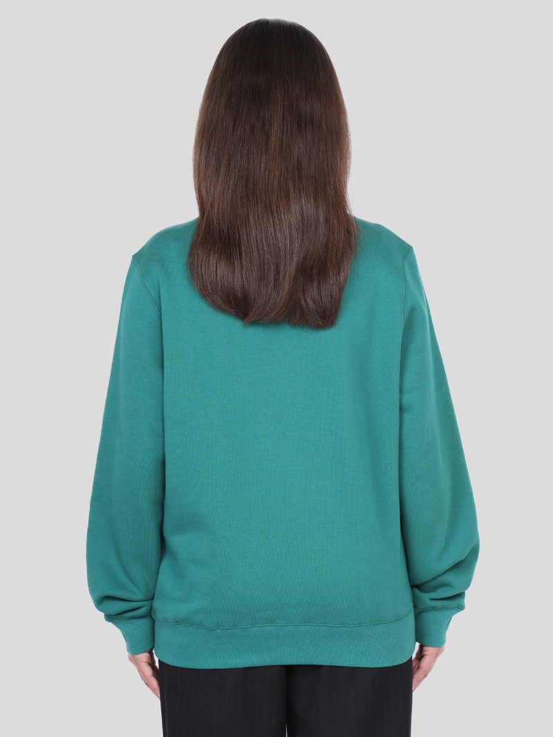Stussy Stock Crew Sweatshirt - Dark Green