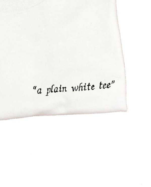 unisex house of 950 a plain white tee embroidery tee shirt unisex house of 950 a plain white tee embroidery tee shirt