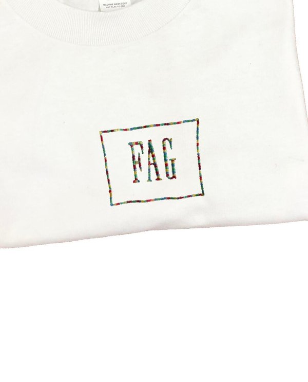 unisex house of 950 fag embroidery tee shirt unisex house of 950 fag embroidery tee shirt