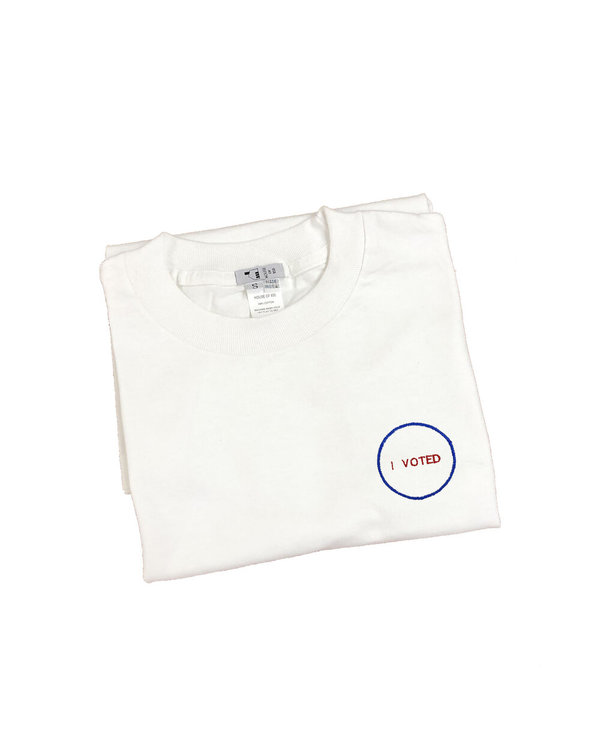 unisex house of 950 I VOTED special edition embroidery tee shirt unisex house of 950 I VOTED special edition embroidery tee shirt