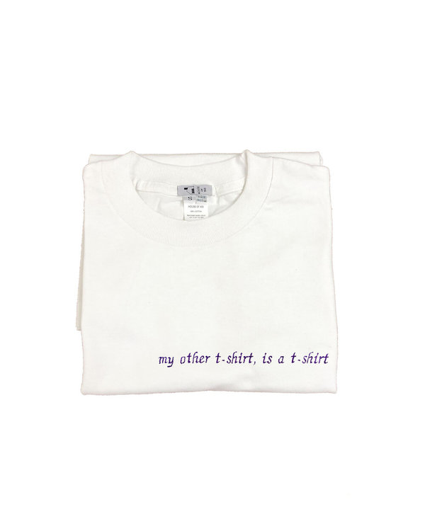 unisex house of 950 my other t-shirt is a t-shirt embroidery tee shirt unisex house of 950 my other t-shirt is a t-shirt embroidery tee shirt