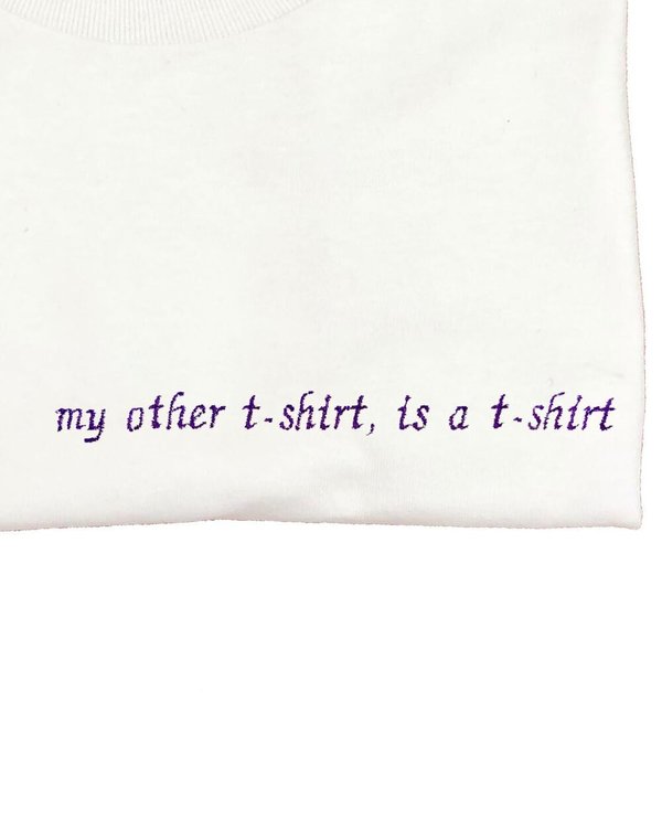 unisex house of 950 my other t-shirt is a t-shirt embroidery tee shirt unisex house of 950 my other t-shirt is a t-shirt embroidery tee shirt