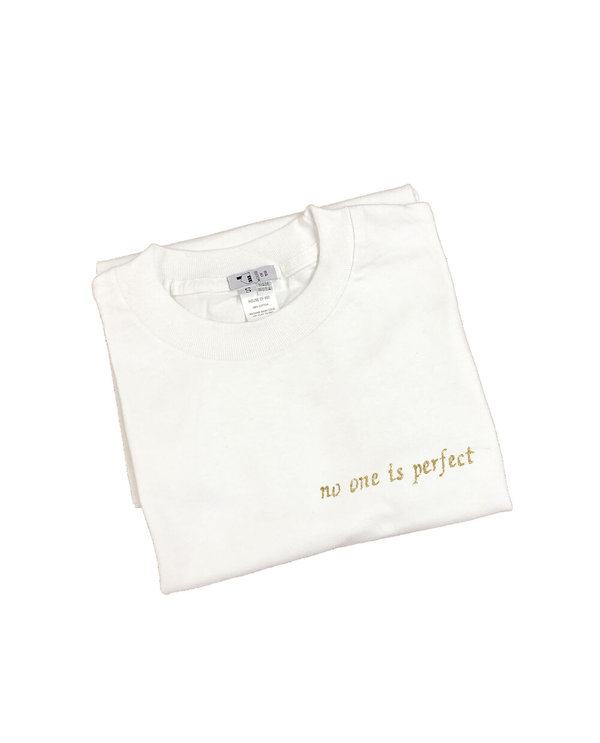 unisex house of 950 no one is perfect embroidery tee shirt unisex house of 950 no one is perfect embroidery tee shirt