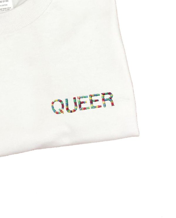 unisex House of 950 queer embroidery tee shirt unisex House of 950 queer embroidery tee shirt