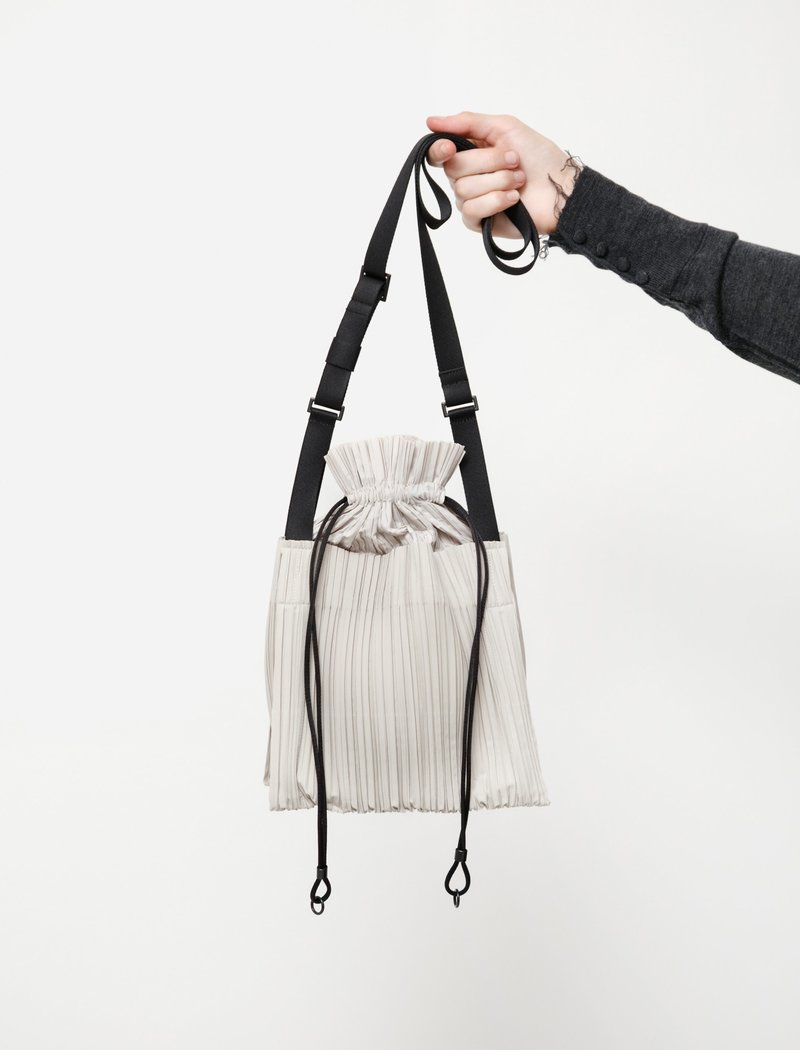 Pleats Please by Issey Miyake Square Pleats Bag - Ivory