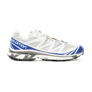 SALOMON ADVANCED XT-6 ADV PEARL SHOES - BLUE/WHITE/SURF THE WEB