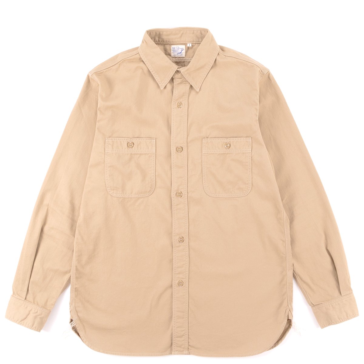 orSlow Army Shirt Khaki Garmentory