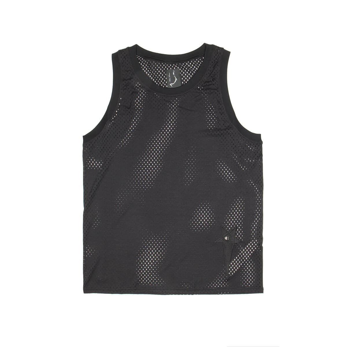 RICK OWENS mesh tank top - Black | Garmentory