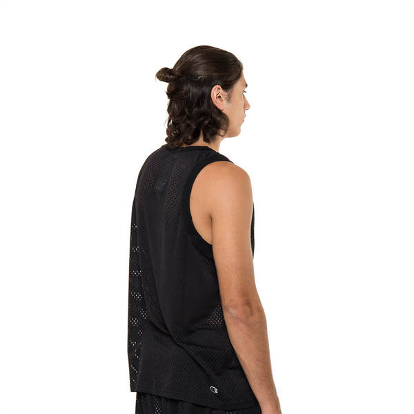 RICK OWENS mesh tank top - Black | Garmentory